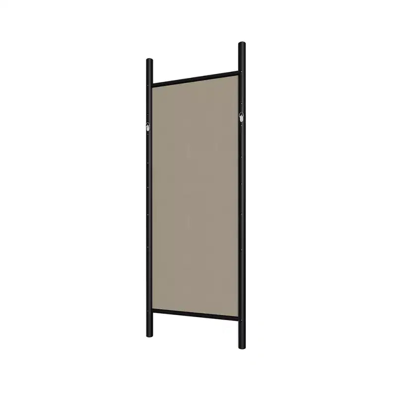 Miroir encadré en bois massif de style échelle de 24 po L x 63 po H en brun