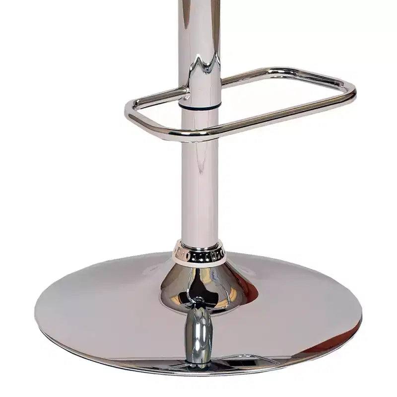 Tabouret de bar pivotant London Crème/Noyer