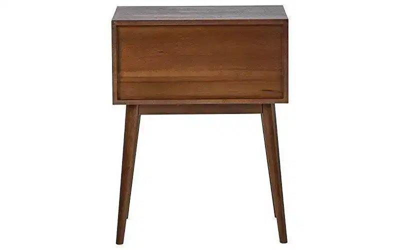 Design moderne de style Mid-Century, tiroir de rangement, poignées argentées