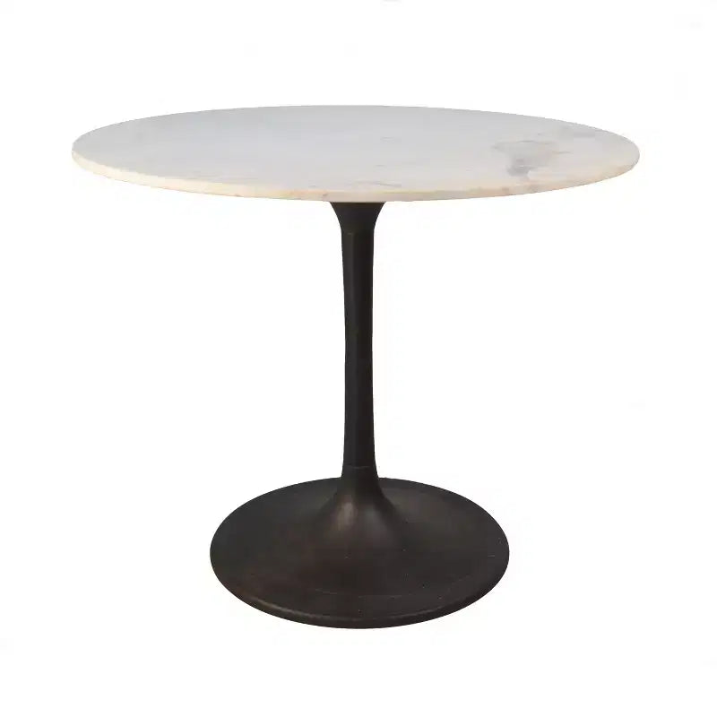 Table à manger ronde 36 Zaha en marbre