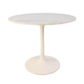 Carolina Living 36 Zaha Round Marble Top Dining Table