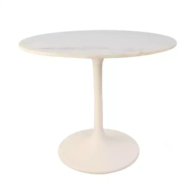 Carolina Living 36 Zaha Round Marble Top Dining Table