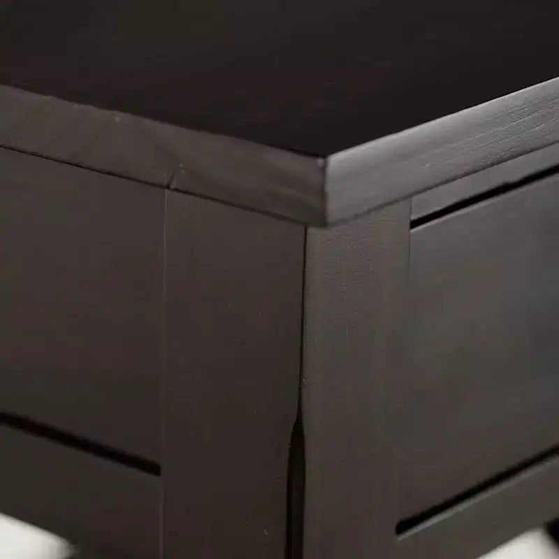 Table d'appoint carrée de 53 cm en pin