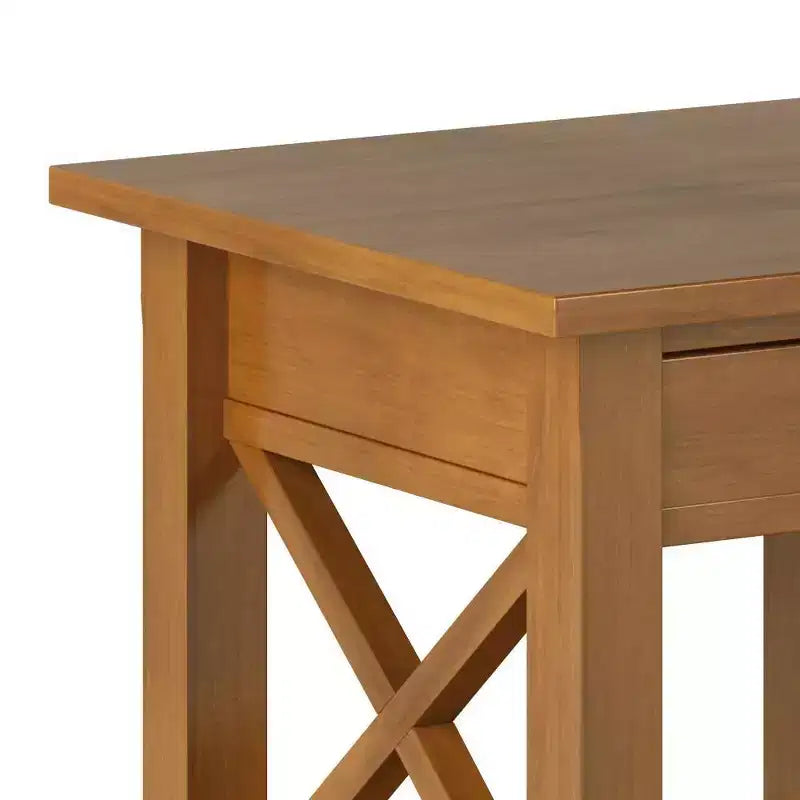 Table d'appoint carrée de 53 cm en pin