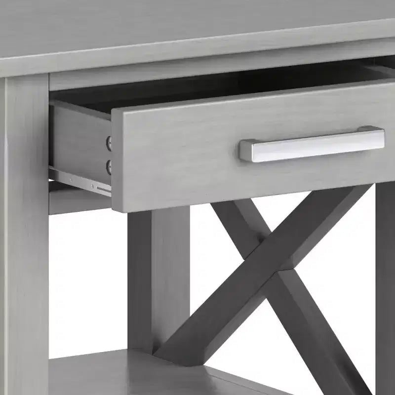 Table d'appoint carrée de 53 cm en pin