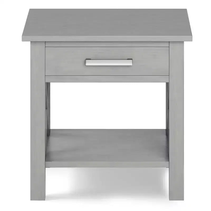 Table d'appoint carrée de 53 cm en pin