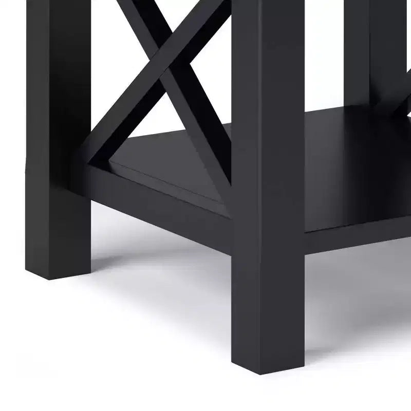 Table d'appoint carrée de 53 cm en pin