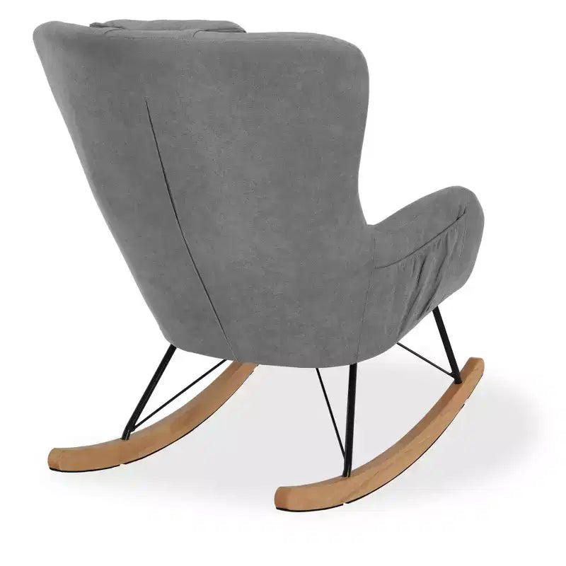 Fauteuil à bascule avec poches de rangement