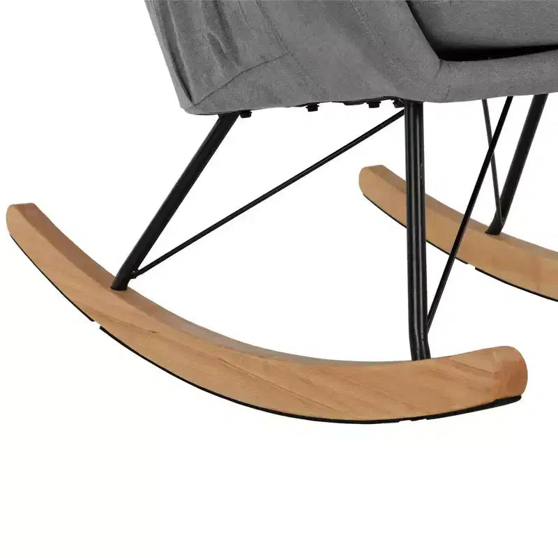Fauteuil à bascule avec poches de rangement