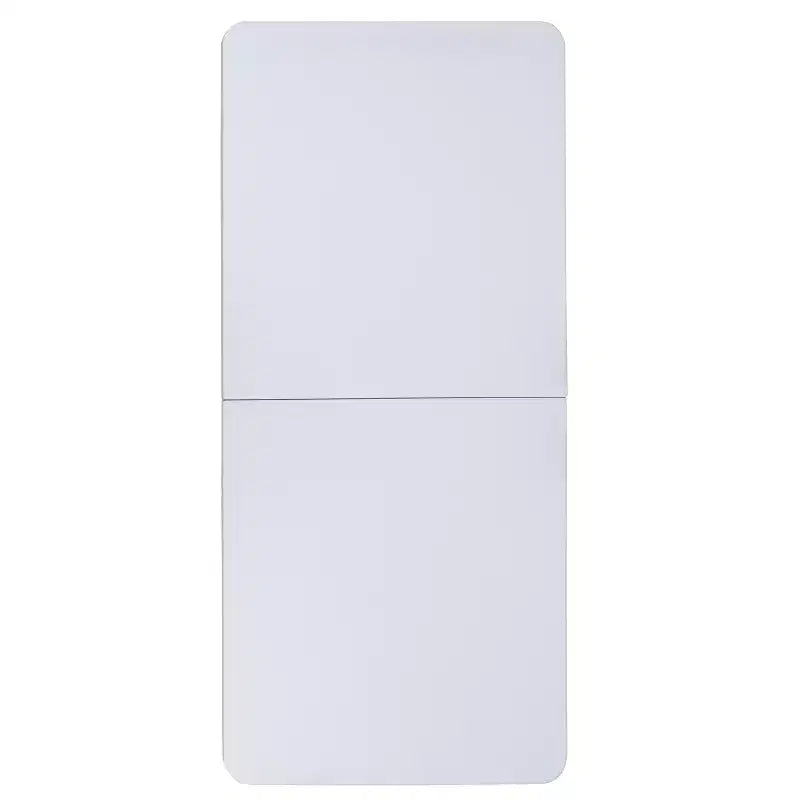 Table pliante de banquet et d'événement en plastique blanc granit, pliable, réglable en hauteur (1,5 m), avec poignée de transport