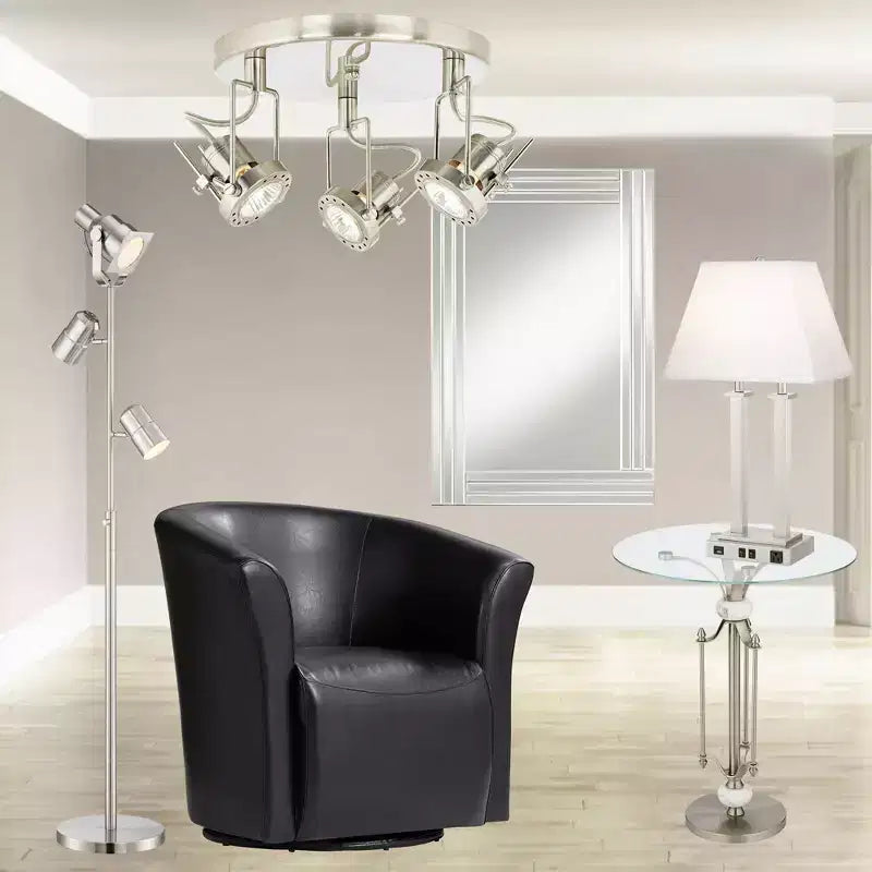 Miroir mural de courtoisie rectangulaire Cadre superposé en verre miroir moderne 23 1/2 po de large pour salle de bain, chambre à coucher, salon, entrée
